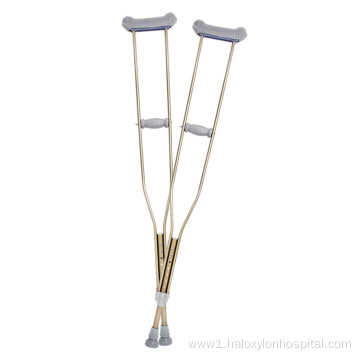 hospital walking stick and cruches